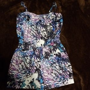 Multi-colored romper.